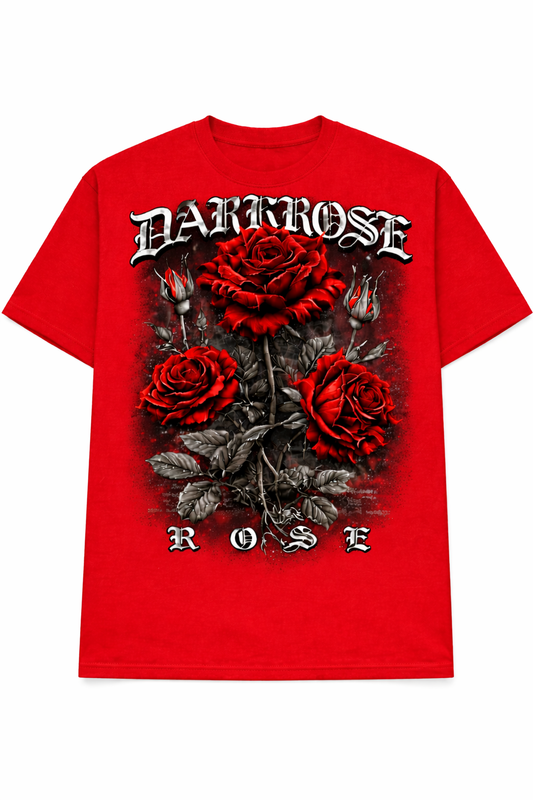 DARKROSE™ Luxury Crimson Gothic Rose T-Shirt